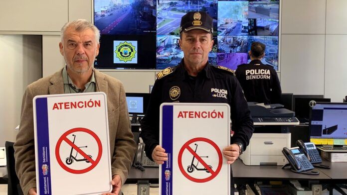 Control circulación patinetes - Ayuntamiento de Benidorm