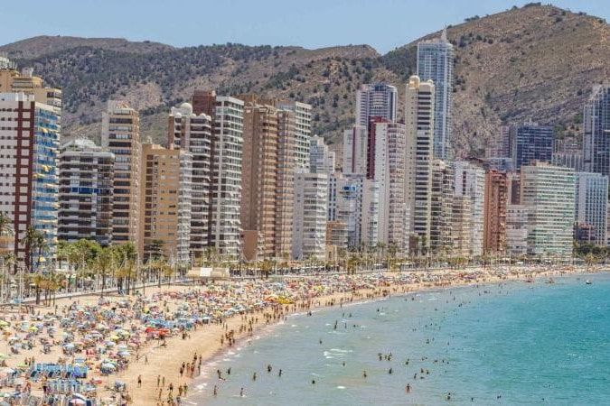 Playa de Levante de Benidorm