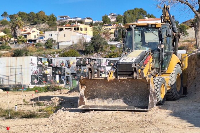 Calpe inicia las obras de ampliación del cementerio municipal