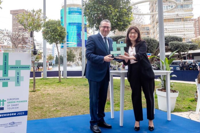 Benidorm recibe el premio Green Pioneer de manos de la Comisión Europea