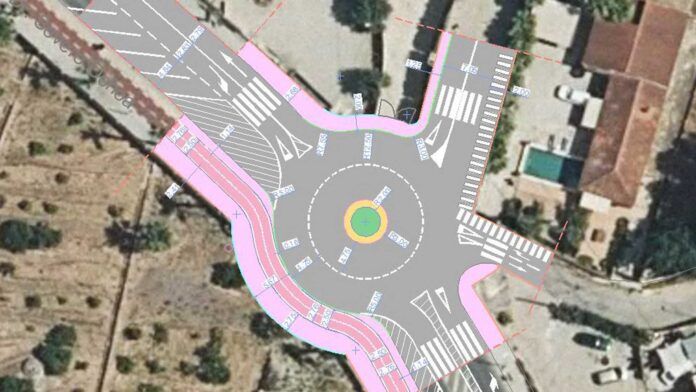 Rotonda avenida Severo Ochoa y Camino Torreros - Ayuntamiento de Benidorm