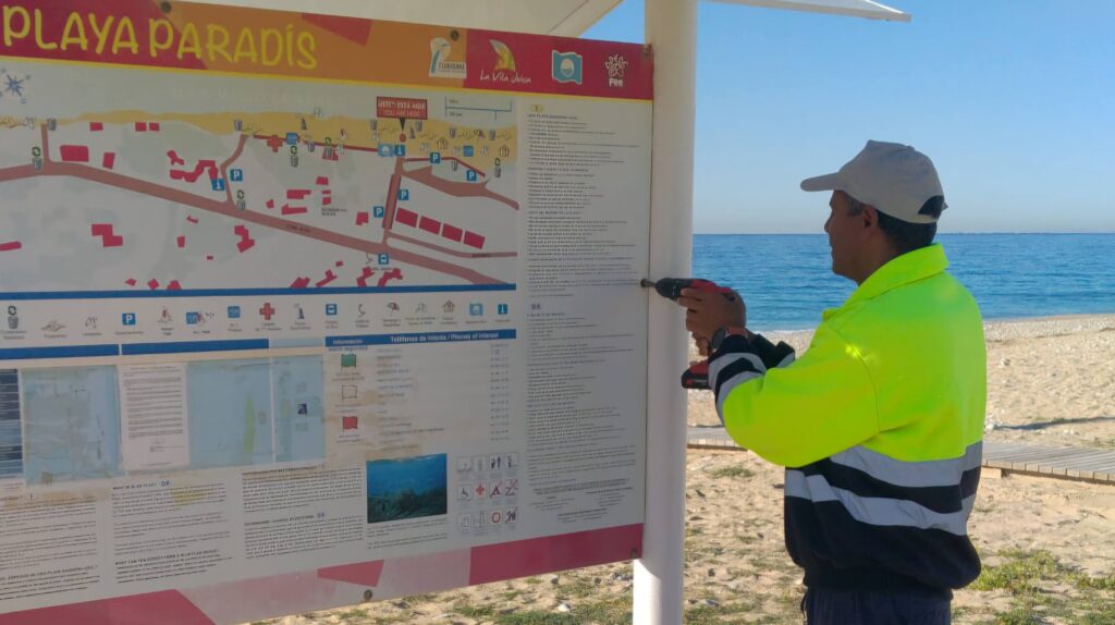 Villajoyosa prepara su playas para Semana Santa - Ayuntamiento de Villajoyosa