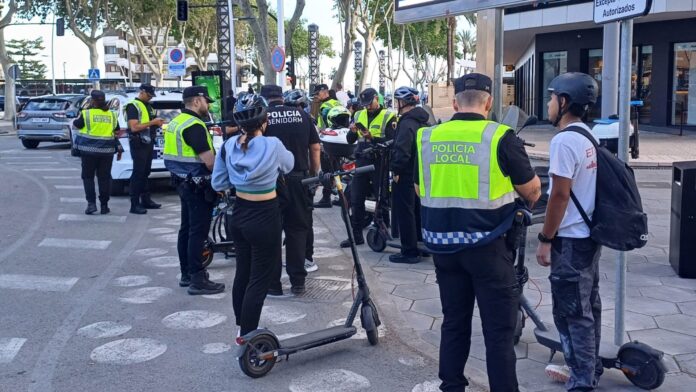 Campaña restricción patinetes para transportar mercancías - Ayuntamiento de Benidorm