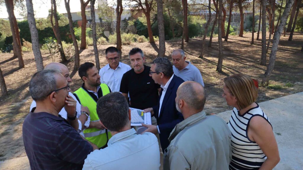 Benidorm inicia las obras de la zona de acampada y multiaventura en el Parque de la Sèquia Mare - Ayuntamiento de Benidorm