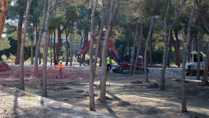 Benidorm inicia las obras de la zona de acampada y multiaventura en el Parque de la Sèquia Mare - Ayuntamiento de Benidorm