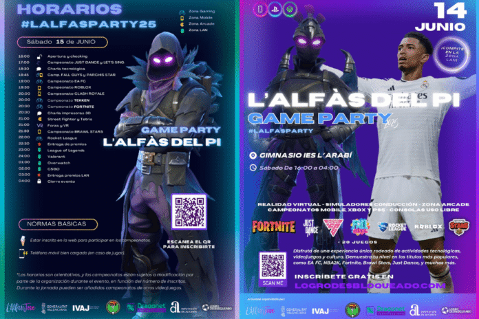 ¿Preparado para jugar? L’Alfàs Party regresa el 14 de junio toda la noche