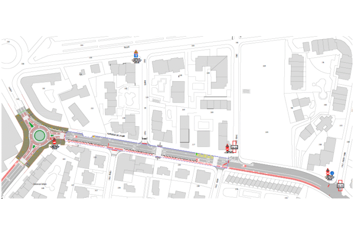 La avenida de l'Albir, cerrada al tráfico entre Casa Teo y el mercadillo desde el lunes