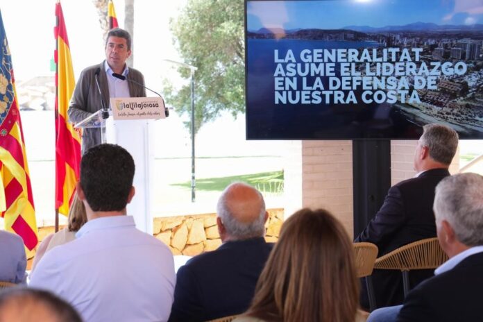 Mazón da un paso más: exigirá al Gobierno la gestión directa del litoral valenciano