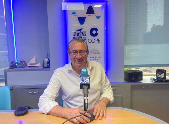 Toni Pérez, alcalde de Benidorm y presidente de la Diputación de Alicante en 'Mediodía Radio Sirena' - Radio Sirena Cope