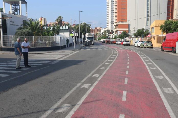 Benidorm ejecuta mejoras en Severo Ochoa para un tráfico más seguro y fluido