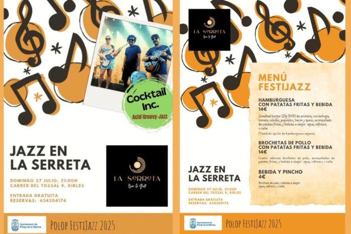 Xirles da la bienvenida al jazz este domingo con el arranque del Polop Festijazz