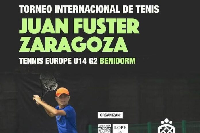 El Lope de Vega en Benidorm acoge a las jóvenes promesas del tenis europeo en el torneo “Juan Fuster Zaragoza”