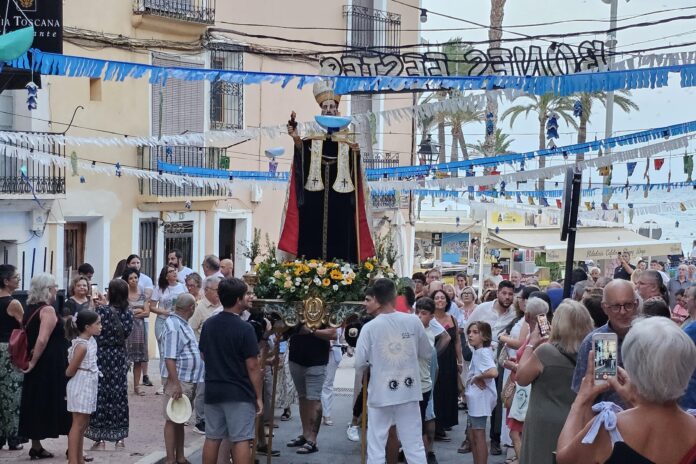 Todo listo en Villajoyosa para honrar a San Agustín con su tradicional “cruet de peix”