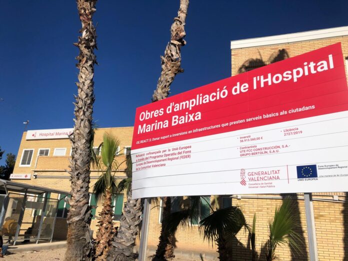 El estado de las obras del aparcamiento del Hospital Marina Baixa vuelve al centro del debate político y sindical - PSPV-PSOE Marina Baixa
