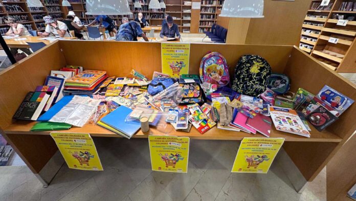 Nueva campaña de recogida de material escolar - Ayuntamiento de Benidorm