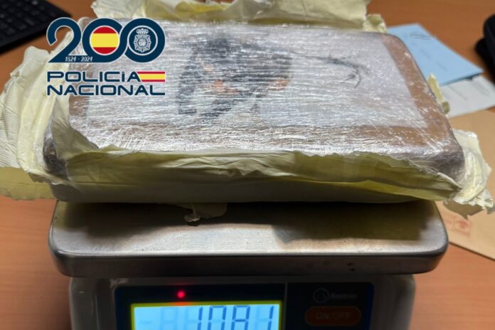 La Policía Nacional frustra transporte de cocaína y detiene a un hombre en Benidorm