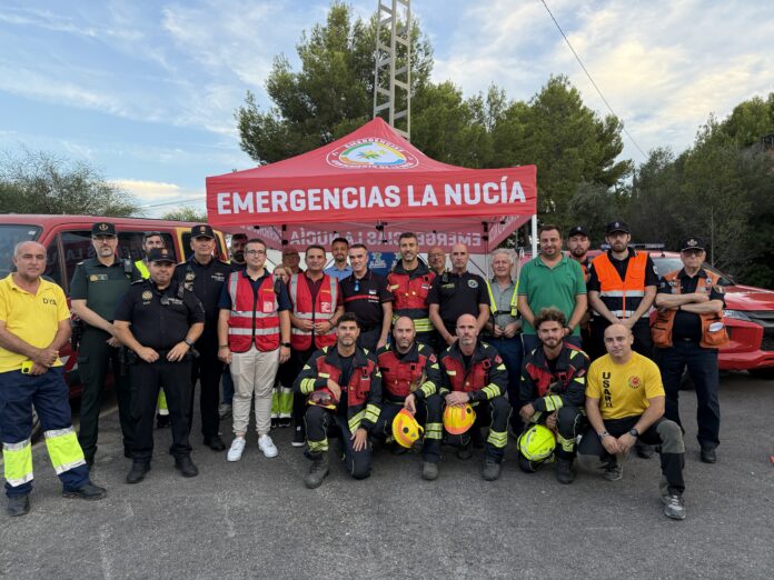 La Nucía realiza el primer simulacro de inundación de la Marina Baixa