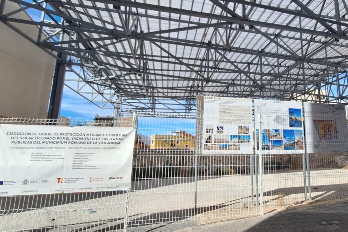Villajoyosa convierte las obras de las Termas de Allon en un atractivo turístico visitable