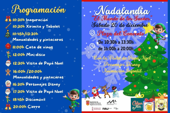 Callosa d’en Sarrià se prepara para celebrar este sábado “Nadalandia”