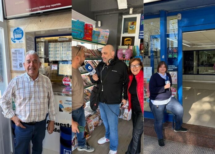Lotería de Navidad en Benidorm/Radio Sirena Cope