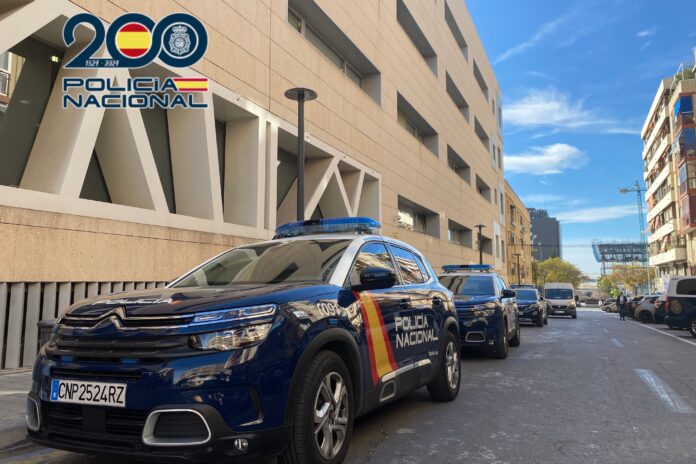 La Policía Nacional arresta en Benidorm a un prófugo buscado por Reino Unido