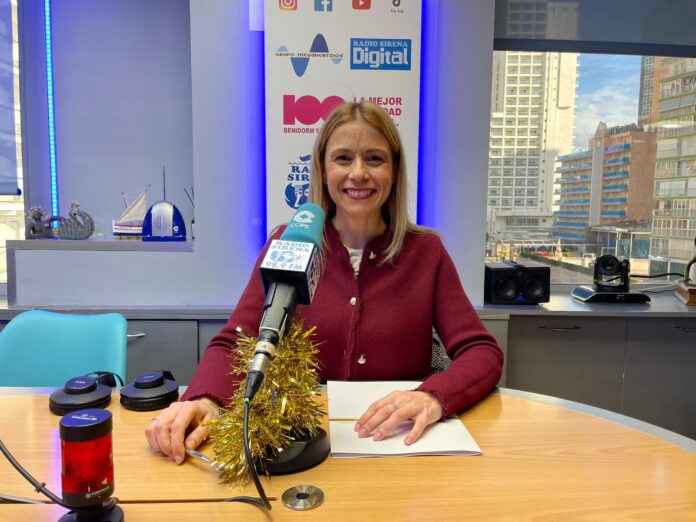 Nati Algado, alcaldesa de Finestrat/Fuente: Radio Sirena Cope