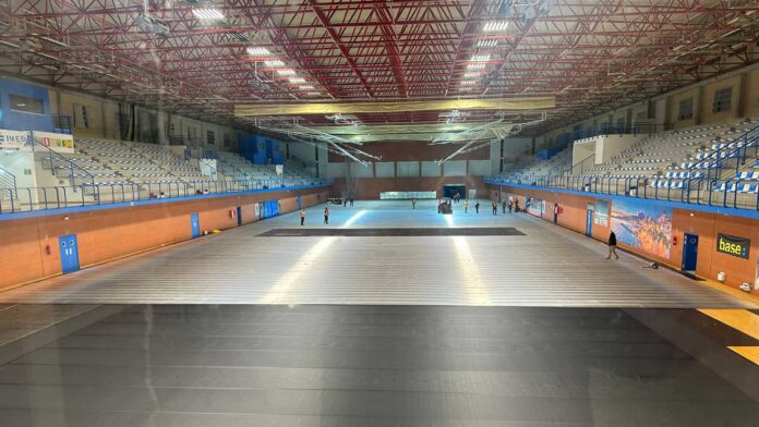 Benidorm prepara el Palau d’Esports L’Illa para la quinta edición del Benidorm Fest