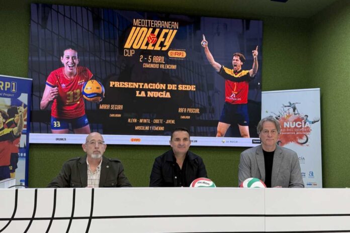 La Nucía acogerá la Mediterranean Volley Cup 2026 con Rafa Pascual como padrino