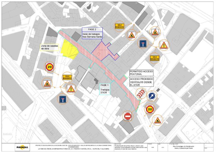 L’Alfàs del Pi apuesta por una plaza Mayor más accesible y funcional
