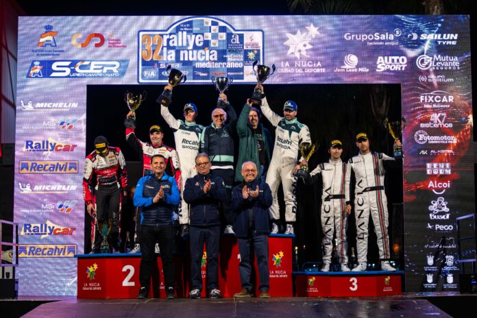 Rallye La Nucía 2026: “Cohete” Suárez domina y se sube a lo más alto del podio