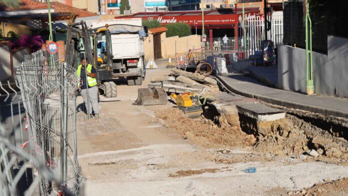 Benidorm amplía la obra de la calle Londres tras detectar deficiencias en el terreno