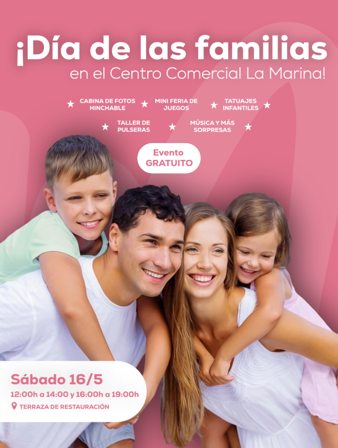El Centro Comercial La Marina se llena de magia y juegos por el Día de las Familias