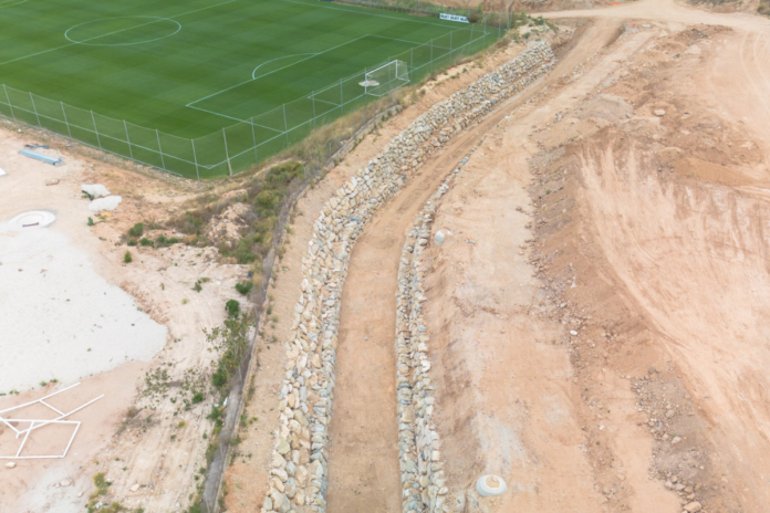 Las obras del Barranco Hondo de l’Alfàs del Pi entran en su fase final y concluirán este mes