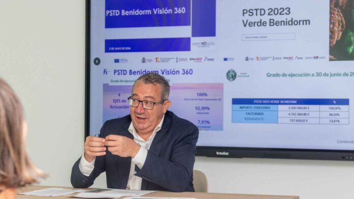 Benidorm aprovecha el 90 % de los fondos europeos y ejecuta inversiones por 10,4 millones