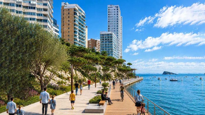 La Generalitat anuncia un concurso internacional para completar los paseos marítimos de Benidorm con una inversión de 50 millones/Fuente: Ayuntamiento de Benidorm