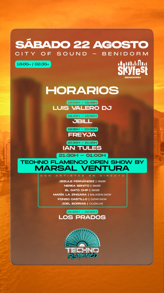 Horarios Techno Flamenco