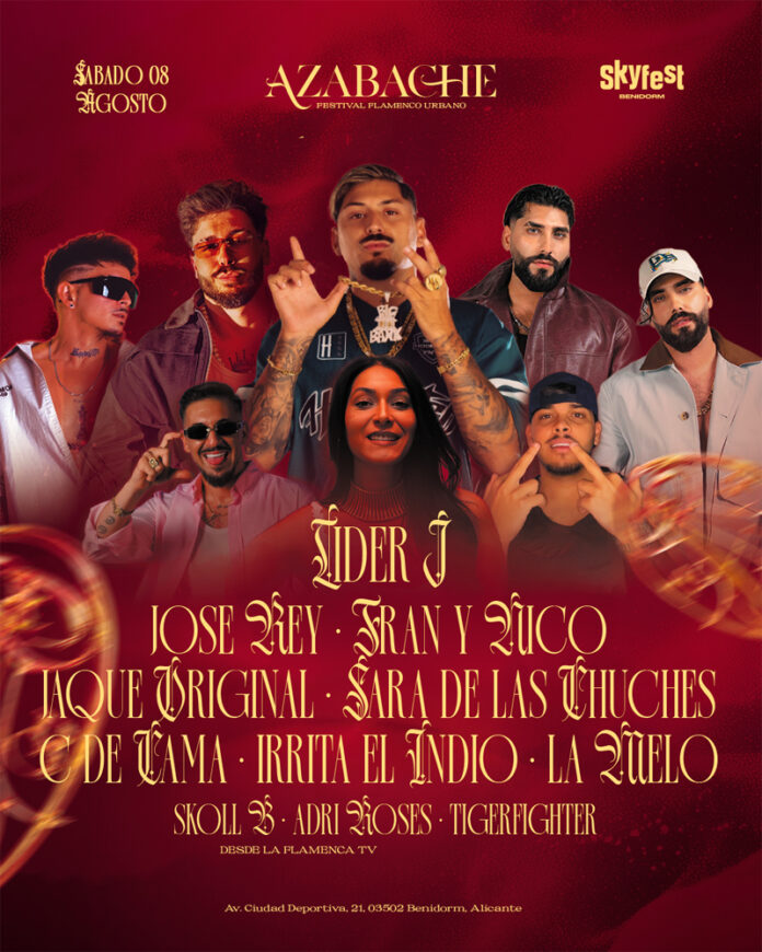 Cartel festival AZABACHE / Fuente: Comunicación SkyFest Benidorm