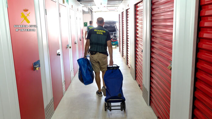 Recogida de objetos robados / Fuente: Guardia Civil