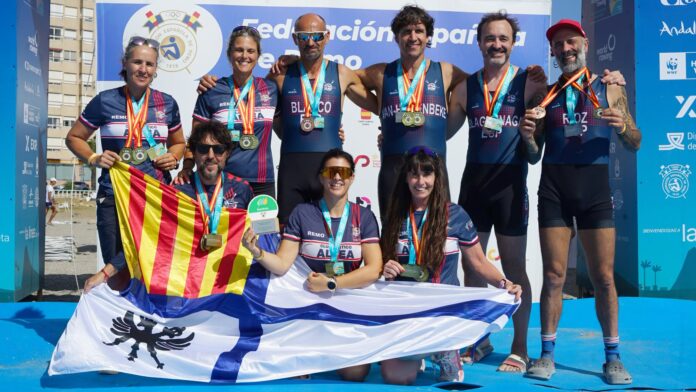 El Club Náutico de Altea conquista nueve medallas en los Campeonatos de España y Europa de Remo de Mar