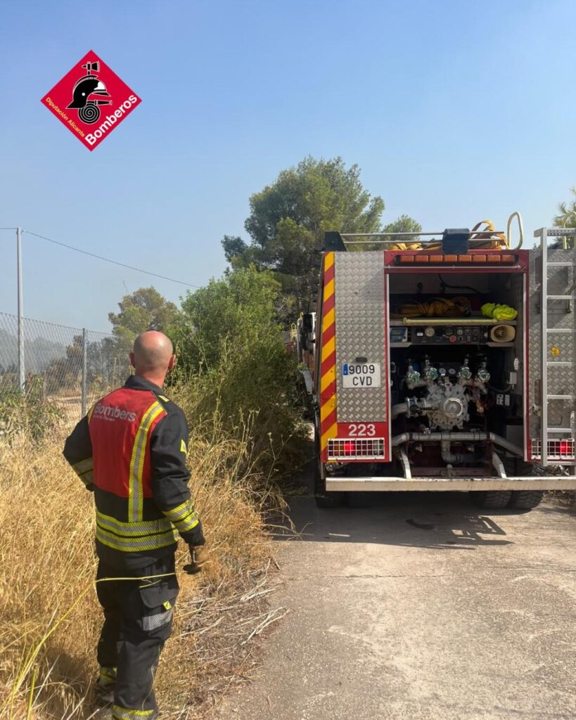 El incendio de Polop de la Marina queda estabilizado tras afectar a 36 hectáreas
