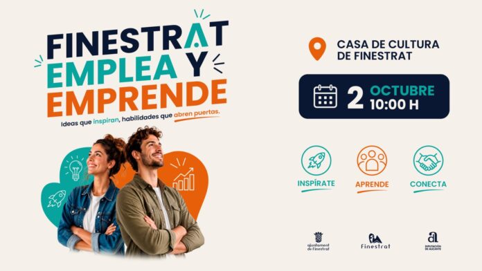 Llega una nueva edición de 'Finestrat Emplea y Emprende' / Fuente: Ayuntamiento de Finestrat