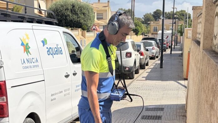 La Nucía reduce las pérdidas de agua y eleva el rendimiento de su red hasta el 87,5%