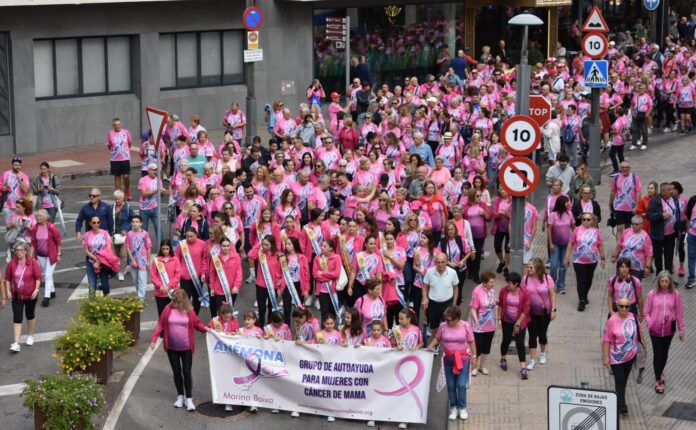 Marcha Solidaria contra el cáncer de Mama / Fuente: Anémona