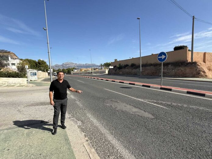 Carretera CV-70 dirección La Nucía- Benidorm