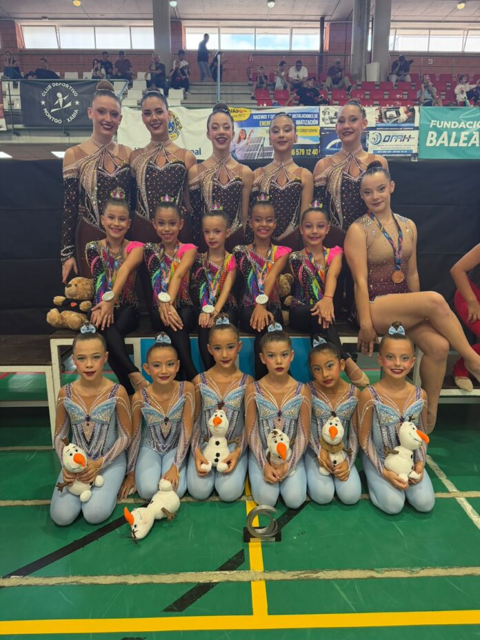 El CG Les Marines de Calpe clasifica a cinco conjuntos para el Campeonato de España por tercer año consecutivo