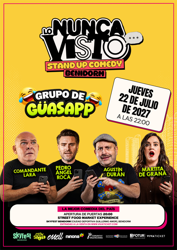 'Lo Nunca Visto' vuelve el próximo verano a SkyFest Benidorm con los primeros artistas confirmados / SkyFest Benidorm
