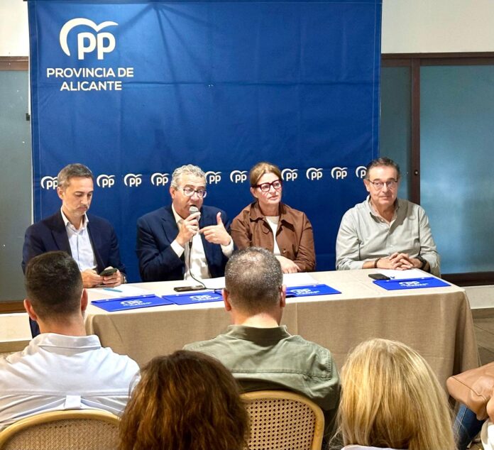 El PP de Alicante aprueba su comité de campaña para el 29N y nombra a José Luis Susmozas presidente de la gestora local de Polop